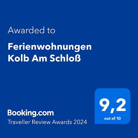 Ferienwohnungen Kolb Am Schloss Bischberg المظهر الخارجي الصورة